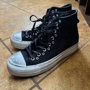 Grunge High Top Converse Sneakers